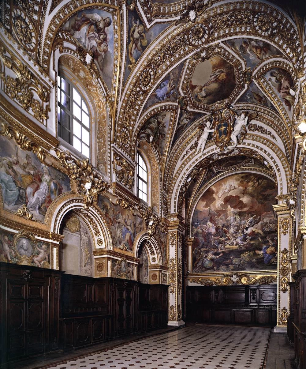 Veduta della segrestia - San Paolo Maggiore, Naples